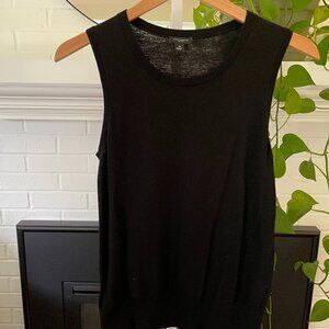 Ann Taylor Sweater Shell in Black
